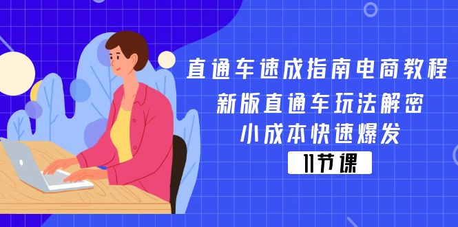 （11537期）直通车 速成指南电商教程：新版直通车玩法解密，小成本快速爆发（11节）-桐创网