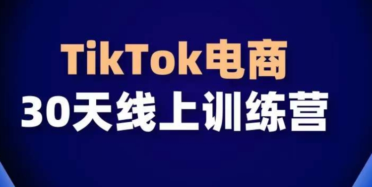 TikTok电商带货30天线上课，不可错过的全球流量洼地！-桐创网