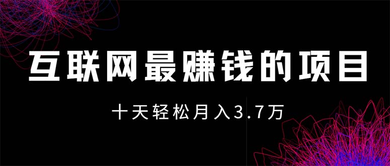 （12396期）互联网最赚钱的项目没有之一，轻松月入7万+，团队最新项目-桐创网