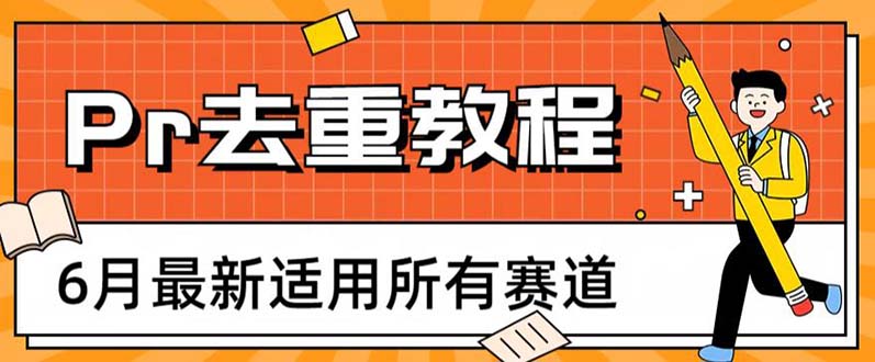 （6262期）2023年6月最新Pr深度去重适用所有赛道，一套适合所有赛道的Pr去重方法-桐创网