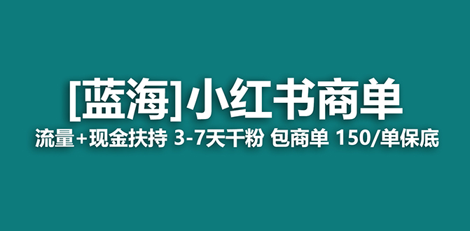 （7388期）2023蓝海项目【小红书商单】流量+现金扶持，快速千粉，长期稳定，最强蓝海-桐创网