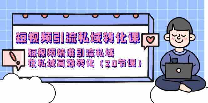 短视频引流私域转化课，短视频精准引流私域，在私域高效转化（20节课）-桐创网