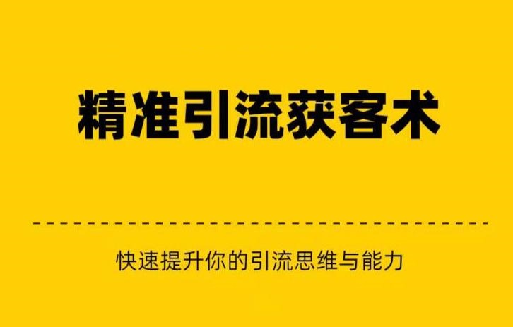 精准引流+私域营销+逆袭赚钱（三件套）快速提升你的赚钱认知与营销思维-桐创网