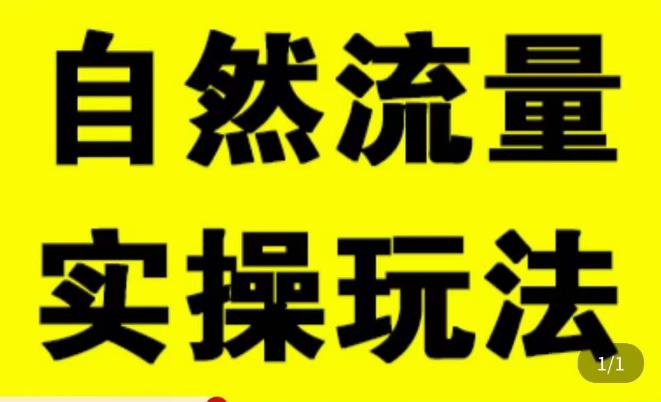 拼多多自然流量天花板，拼多多自然流的实操玩法，自然流量是怎么来的，如何开车带来自然流等知识-桐创网