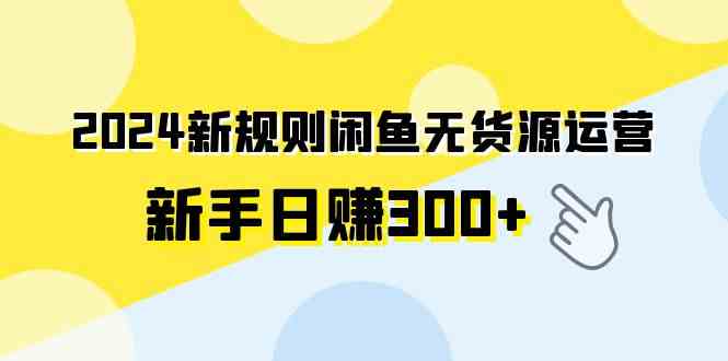 （9522期）2024新规则闲鱼无货源运营新手日赚300+-桐创网