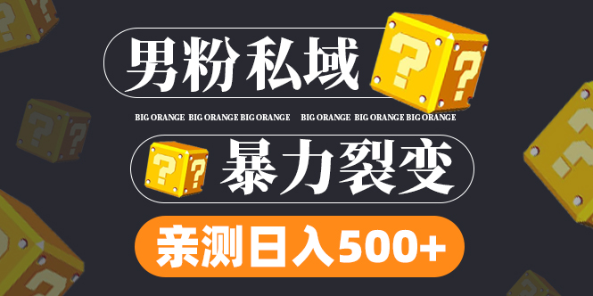 （6677期）男粉项目，一个作品变现1000+，新渠道新玩法，一部手机实现月入过万-桐创网