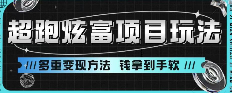 超跑炫富项目玩法，多重变现方法，让你轻松月收益10W+-桐创网