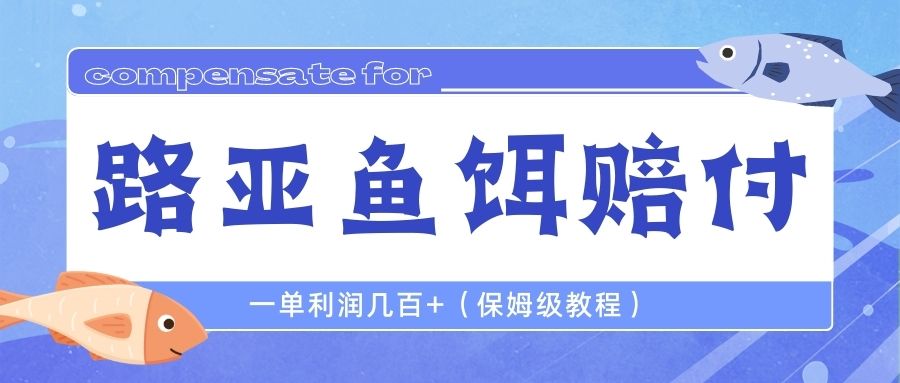 （6572期）最新路亚鱼饵打假赔付玩法，一单利润几百+（保姆级教程）-桐创网