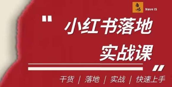 南悟·小红书医疗流量落地实战课，干货/落地/实战/快速上手-桐创网