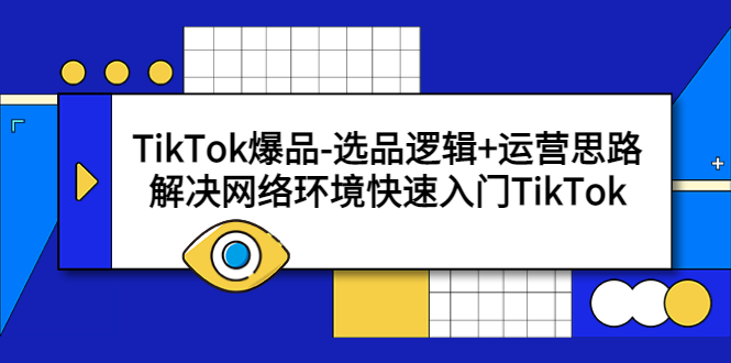 （5657期）TikTok爆品-选品逻辑+运营思路：解决网络环境快速入门TikTok-桐创网