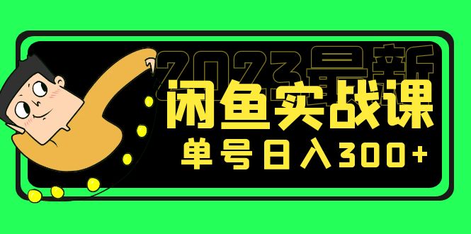 （5117期）花599买的闲鱼项目：2023最新闲鱼实战课，单号日入300+（7节课）-桐创网