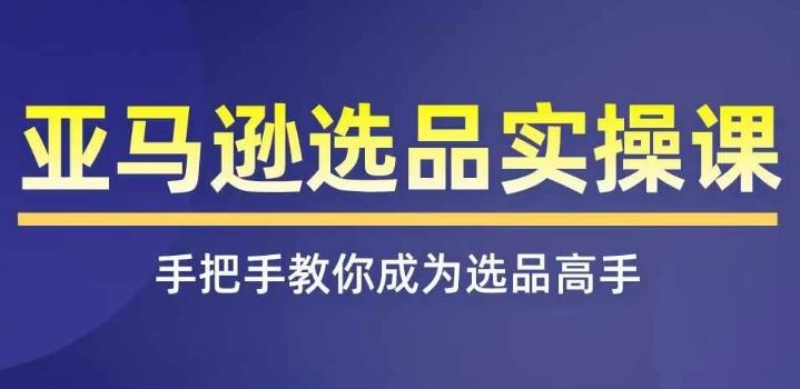 亚马逊选品实操课程，快速掌握亚马逊选品的技巧，覆盖亚马逊选品所有渠道-桐创网