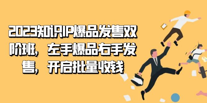 （7426期）2023知识IP-爆品发售双 阶班，左手爆品右手发售，开启批量收钱-桐创网