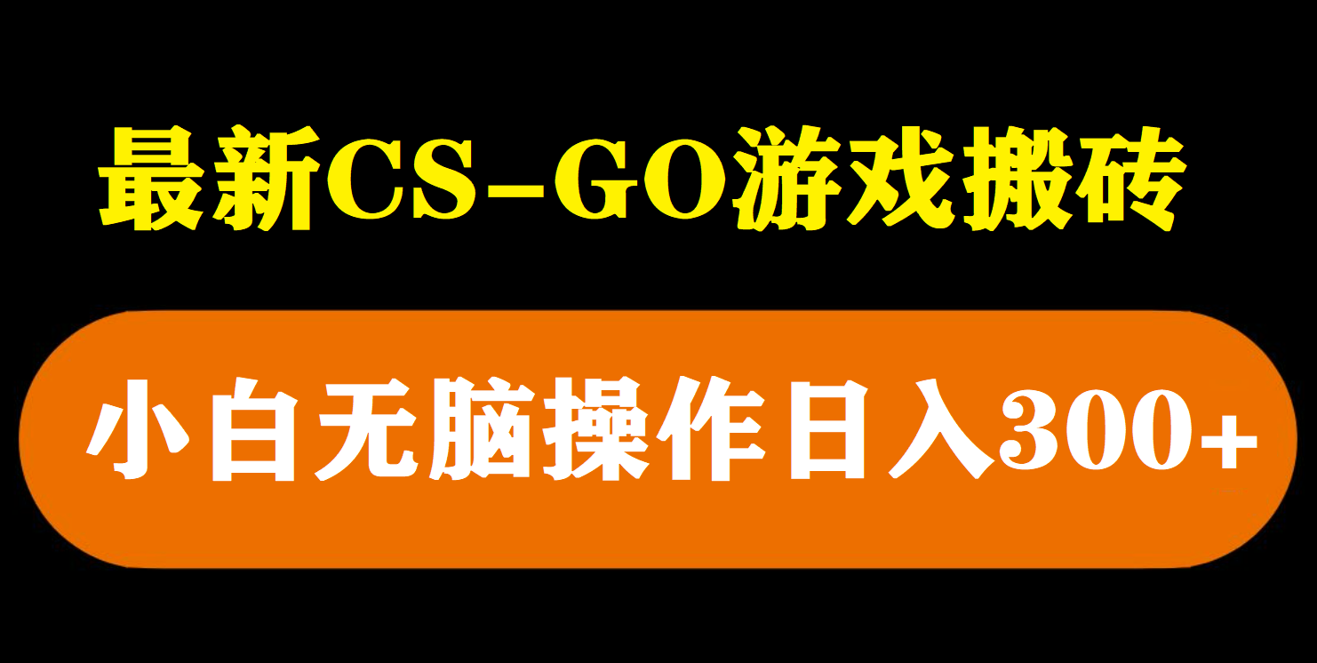 （5760期）最新csgo游戏搬砖游戏，无需挂机小白无脑也能日入300+-桐创网