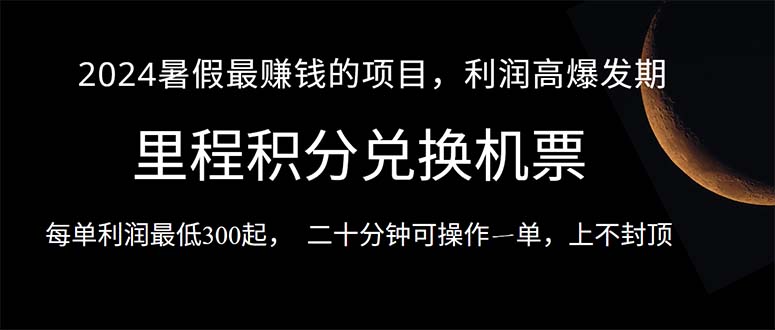 （10995期）2024暑假最暴利的项目，目前做的人很少，一单利润300+，二十多分钟可操…-桐创网