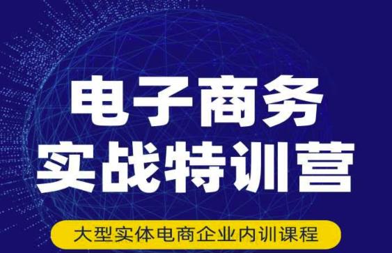 民赛电气内部出品：电子商务实战特训营，全方位带你入门电商，308种方式玩转电商-桐创网