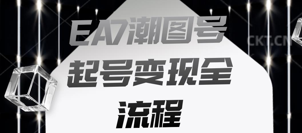 EA7潮图号起号变现全流程，快速起号飞速涨粉【揭秘】-桐创网