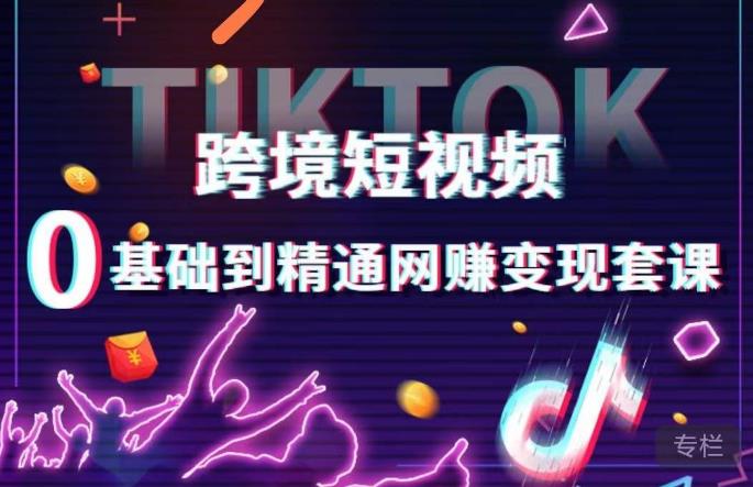 跨境短视频TIKTOK 0基础到精通网赚变现套课，跨境短视频独立站带货变现技巧-桐创网