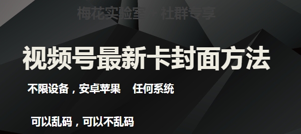 梅花实验室社群最新卡封面玩法3.0，不限设备，安卓苹果任何系统-桐创网