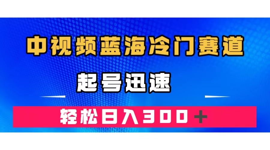 （7449期）中视频蓝海冷门赛道，韩国视频奇闻解说，起号迅速，日入300＋-桐创网