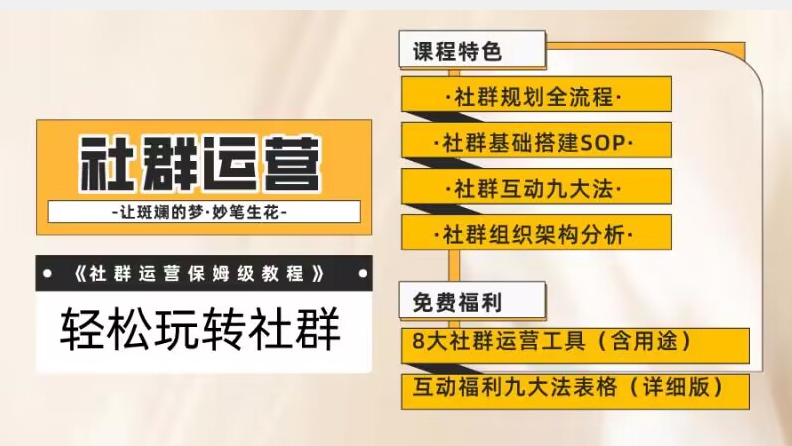 【社群运营】保姆式教程：九大互动法，八款社群运营工具助你轻松玩转社群【揭秘】-桐创网